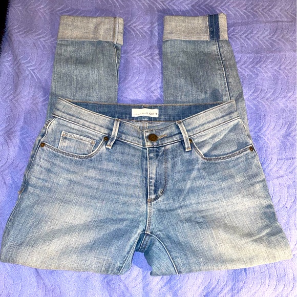 Loft Destress Boyfriend Jeans - Picture 3 of 5